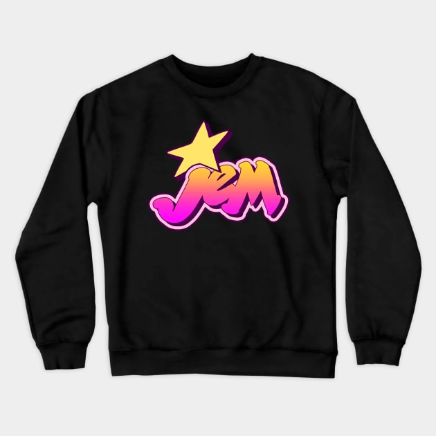 Jem is My Name Crewneck Sweatshirt by Ellador